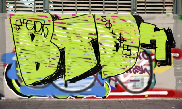 Graffiti artwork by 4skin310allcitys