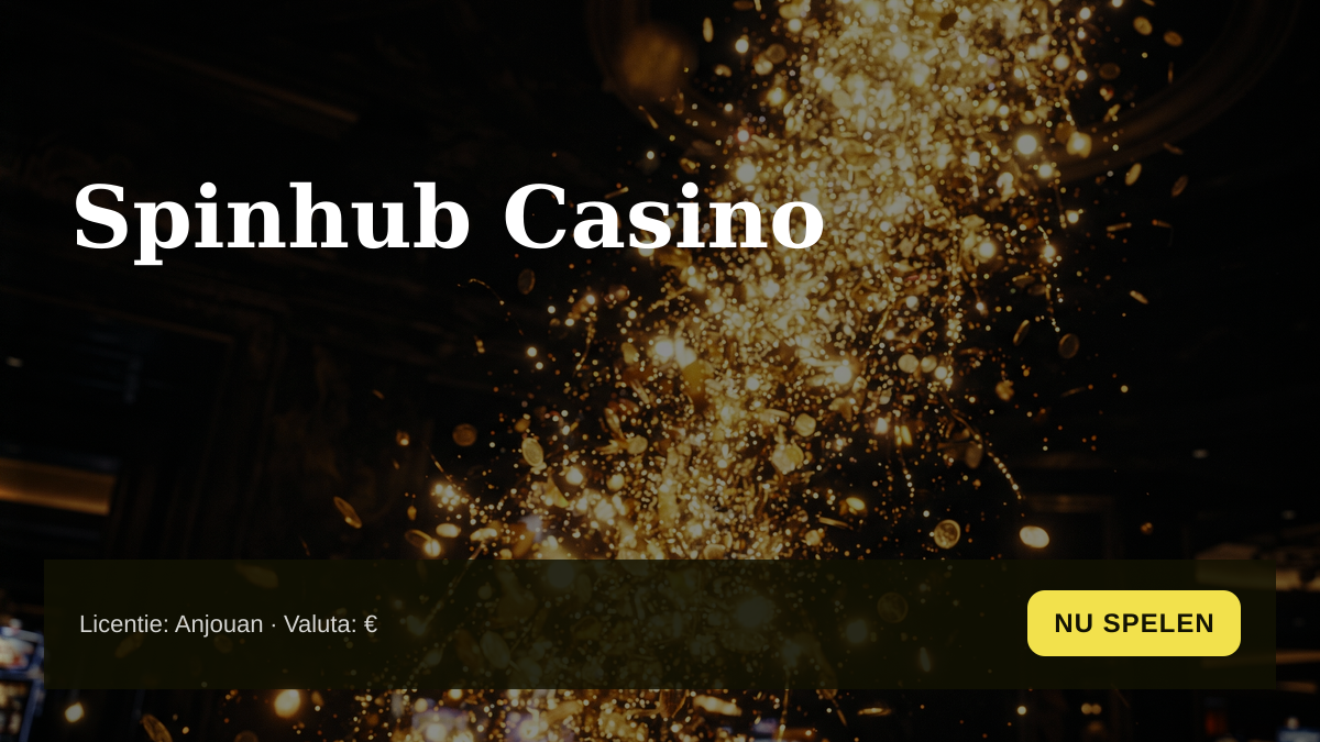 Spinhub Casino � welkomstbonus 100% tot �500, betalingen: Visa, Mastercard, Skrill, Neteller, Paysafecard