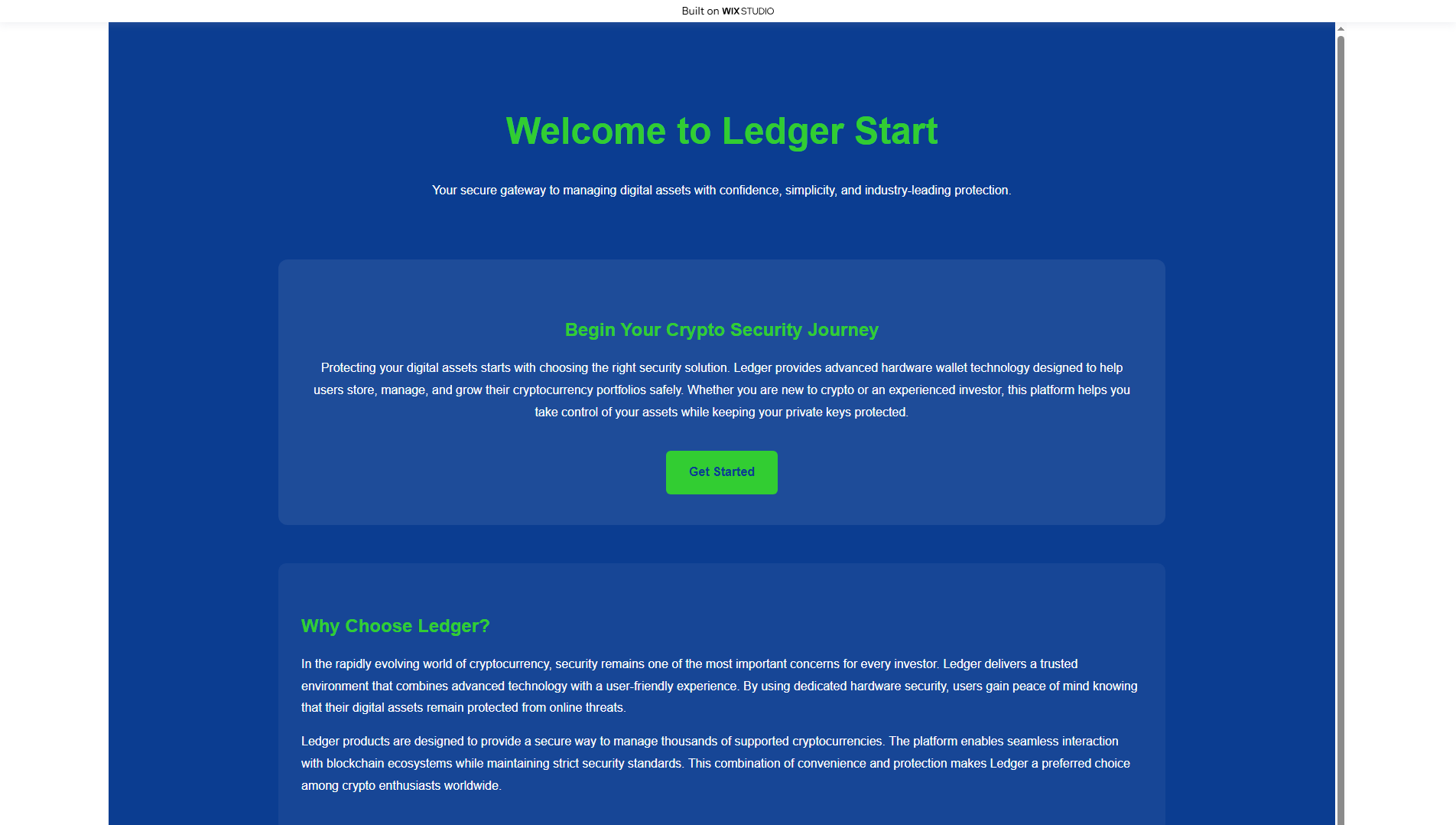 Screenshot of startapps-ldgro.wixstudio.com