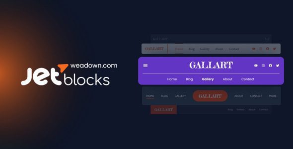 Download JetBlocks 1.5.0.1 – Header & Footer plugin for Elementor