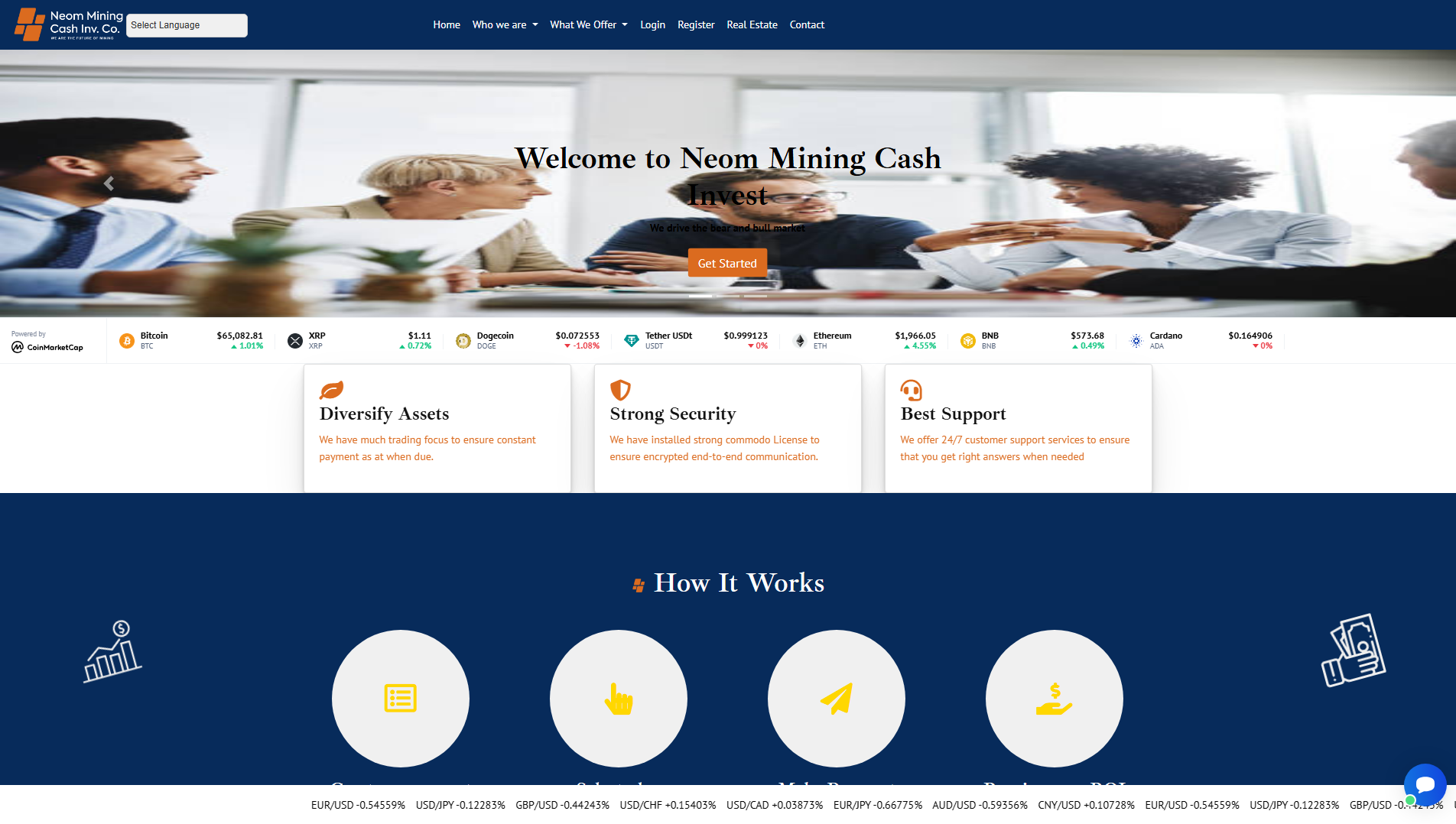 Stored capture of neomminingcashinvest.com