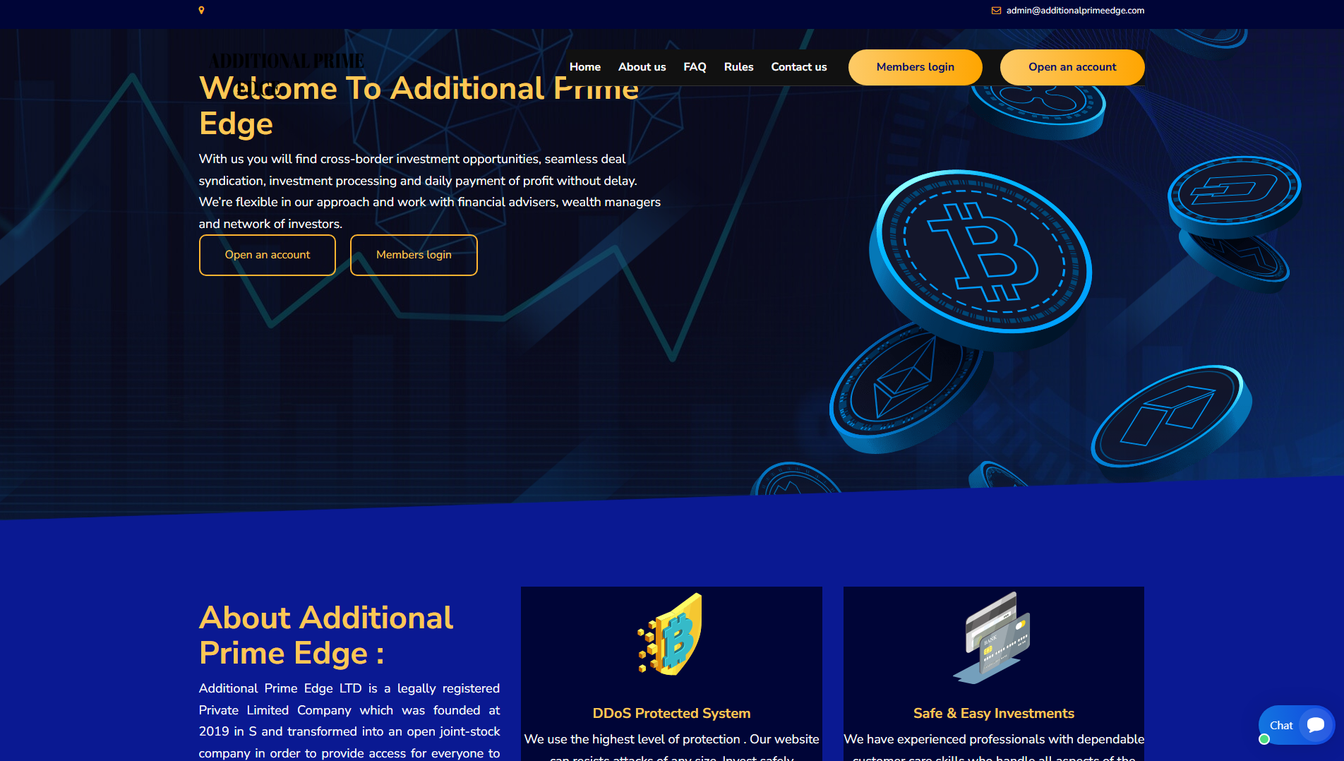 Screenshot of additionalprimeedge.com