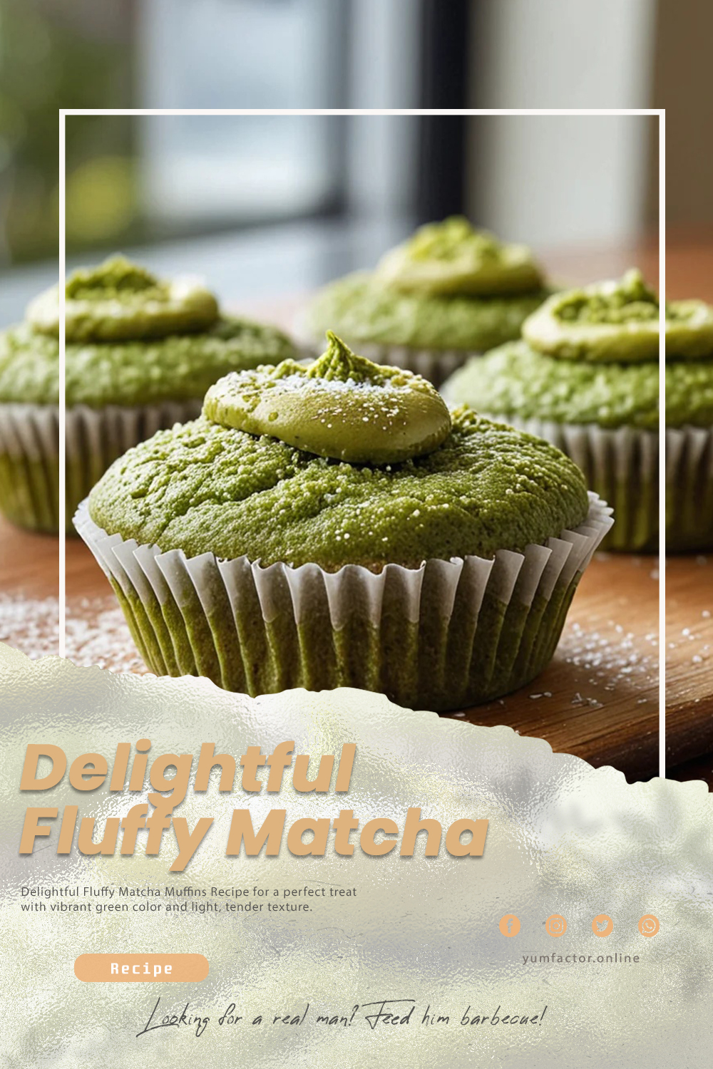 Delightful Fluffy Matcha Muffins Recipe You'll Enjoy