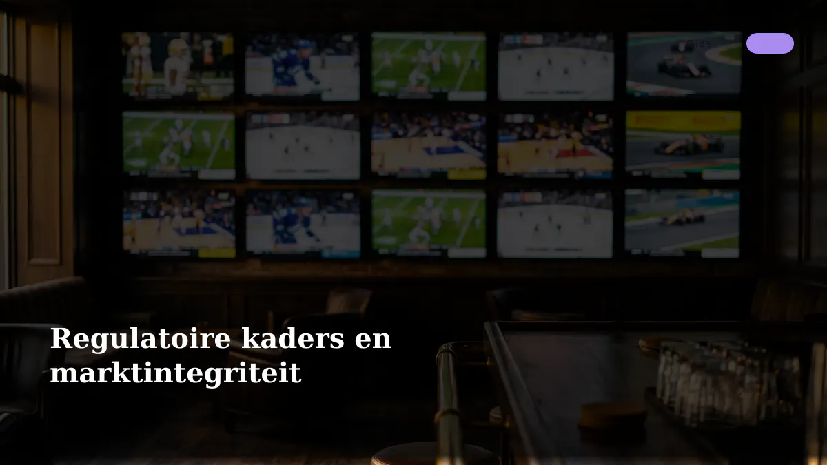 Regulatoire kaders en marktintegriteit