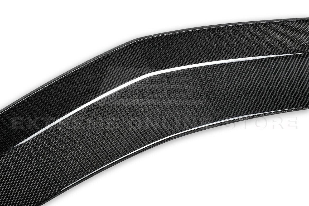 CARBON FIBER Spoiler For 14-19 Cadillac CTS-V Trunk Wing CARBON