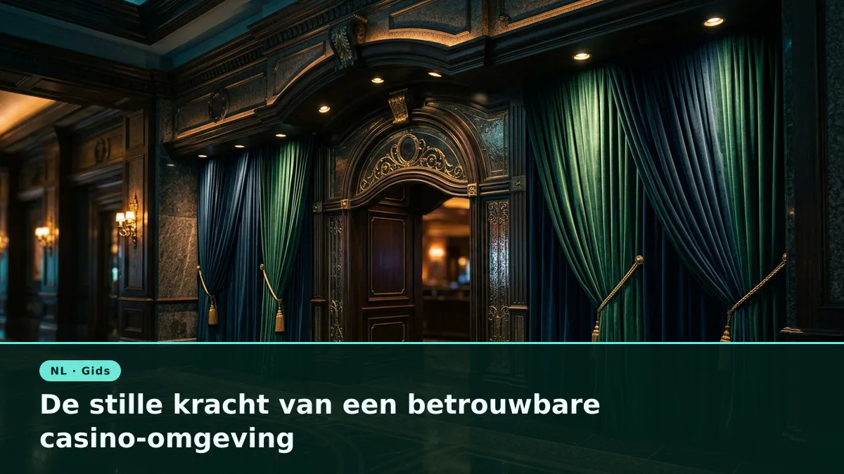 De stille kracht van een betrouwbare casino-omgeving