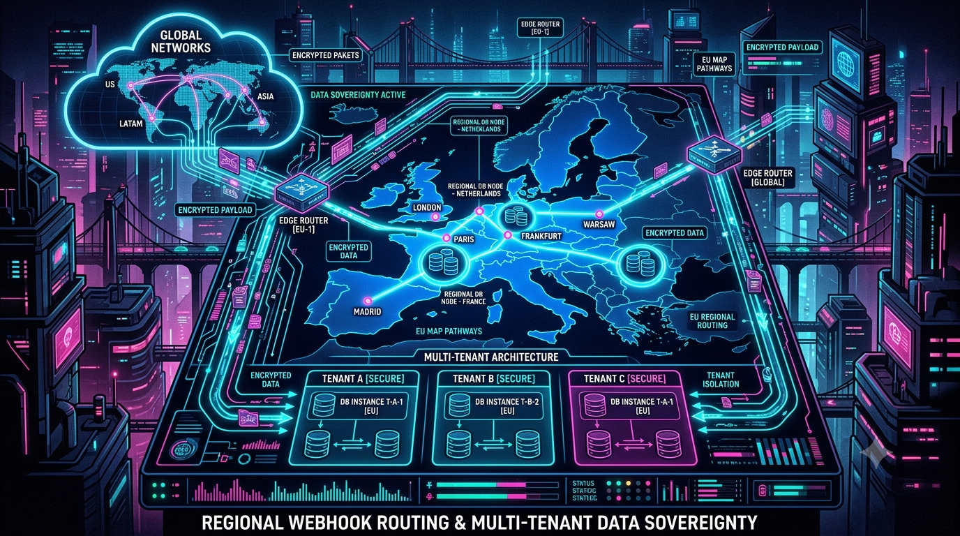 Multi Tenant Data Sovereignty Routing And Storing Regional Webhooks Securely