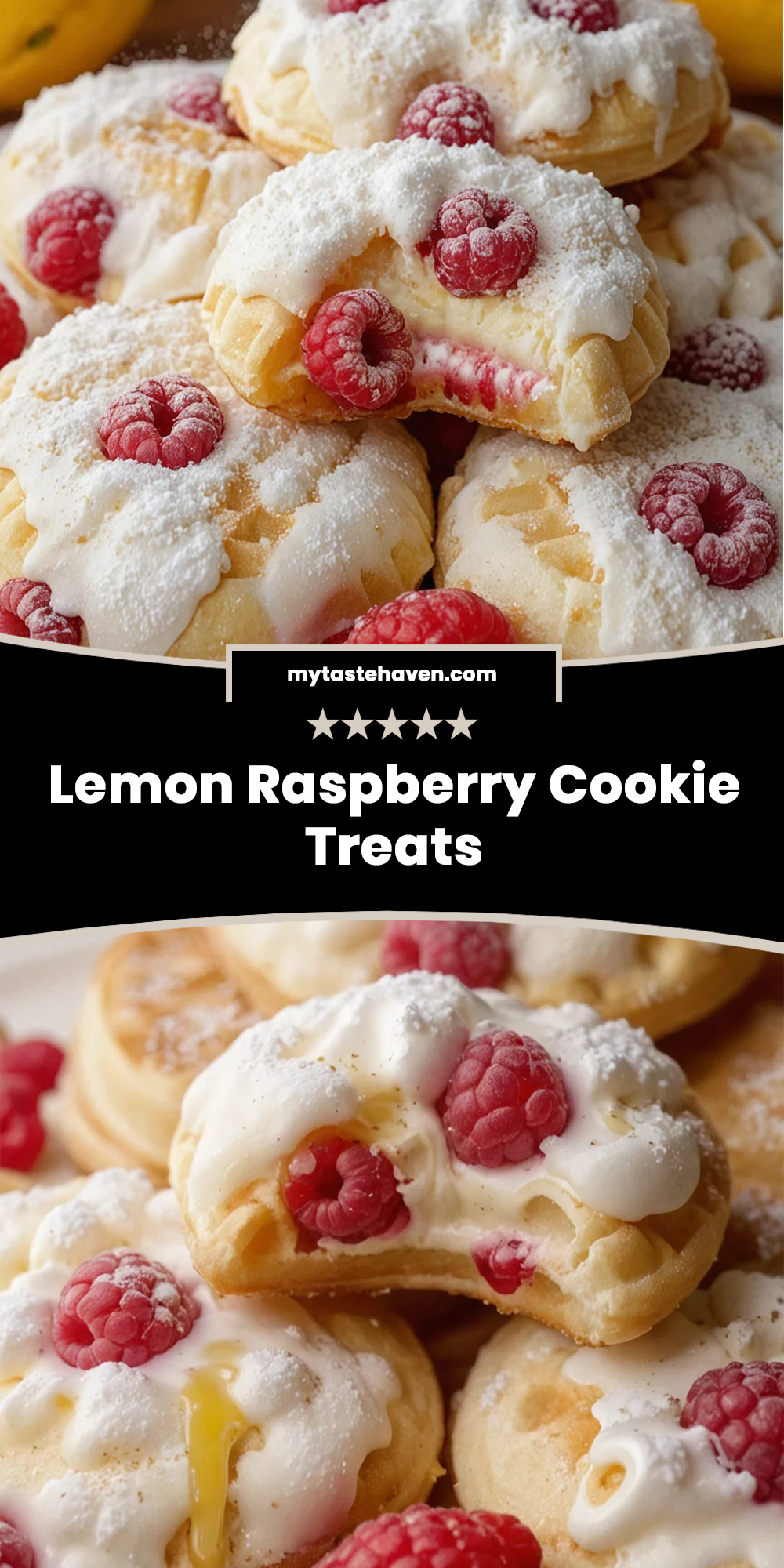 Lemon Raspberry Cookie Treats