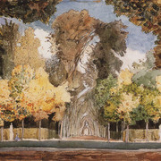 Версальский парк осенью 1898
