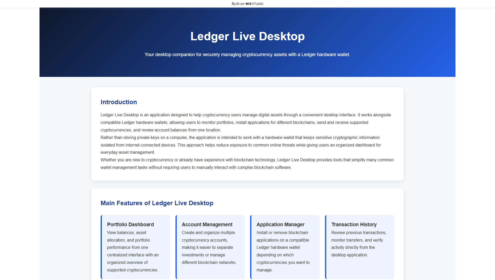 Stored capture of desktop-liveen.wixstudio.com