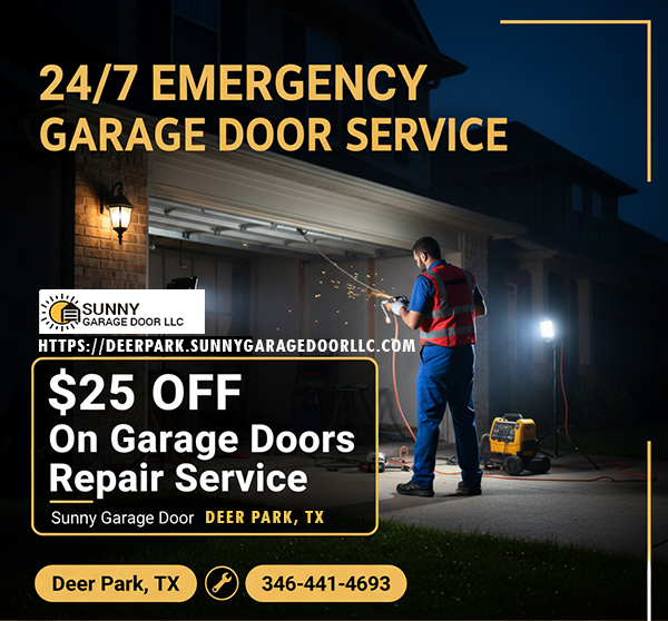 Sunny Garage Door Deer Park TX