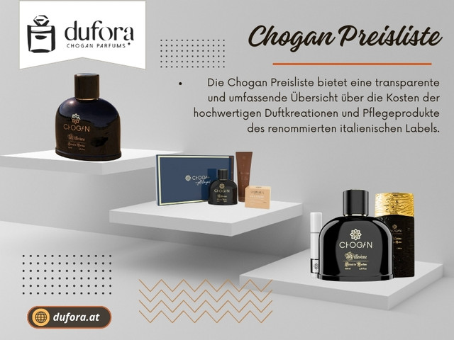 Der Einkauf von Körperpflegeprodukten, Parfüms oder Accessoires kann manchmal überwältigend sein, insbesondere wenn es darum geht, Qualität und Erschwinglichkeit in Einklang zu bringen. Hier kommt die Chogan preislisteins Spiel – Ihr ultimativer Einkaufsverbündeter. Ob Sie luxuriöse Parfüms, hochwertige Toilettenartikel oder stilvolle Accessoires erkunden möchten, die Chogan-Preisliste bietet die Transparenz und Einblicke, die Sie für fundierte Entscheidungen benötigen.

Offizielle Website: https://dufora.at/

Klicken Sie hier für weitere Informationen: https://dufora.at/chogan-preisliste

Unser Profil: https://dufora.imgbb.com/

Weitere Fotos: 

https://tinyurl.com/2ye5vxre
https://tinyurl.com/244bgwg9
https://tinyurl.com/22utwnzm
https://tinyurl.com/2bddrdlq