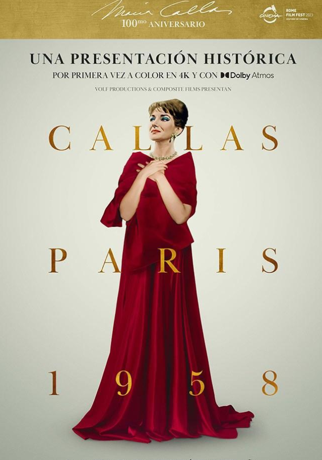 Póster de Callas Paris 1958