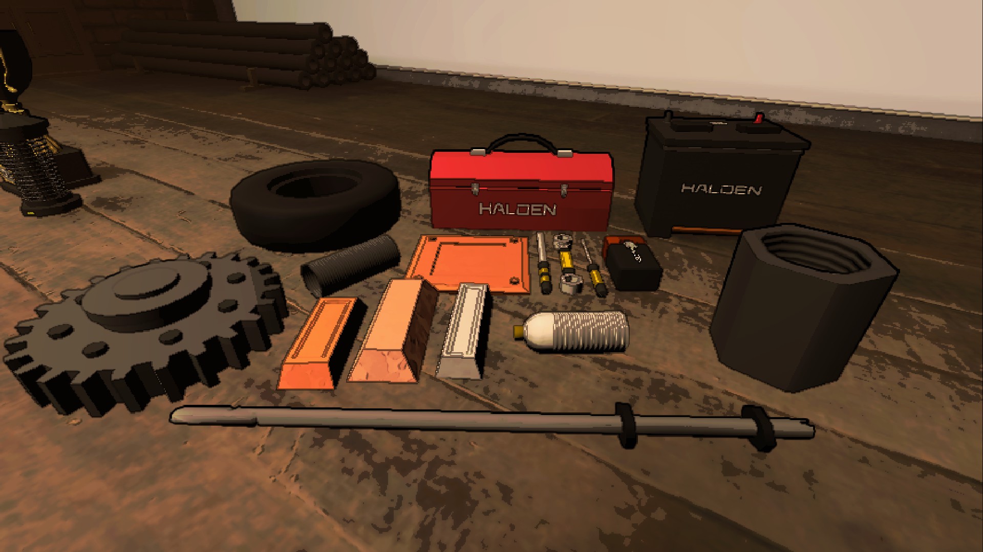 The boring pile