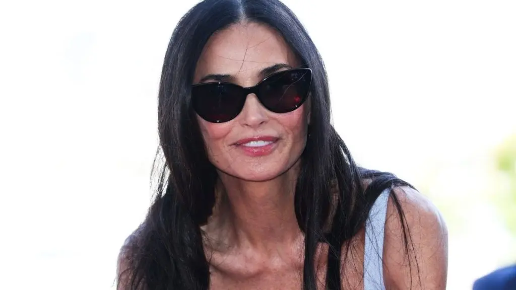 Demi Moore Stuns in $2,000 Emilia Wickstead Dress at Cannes