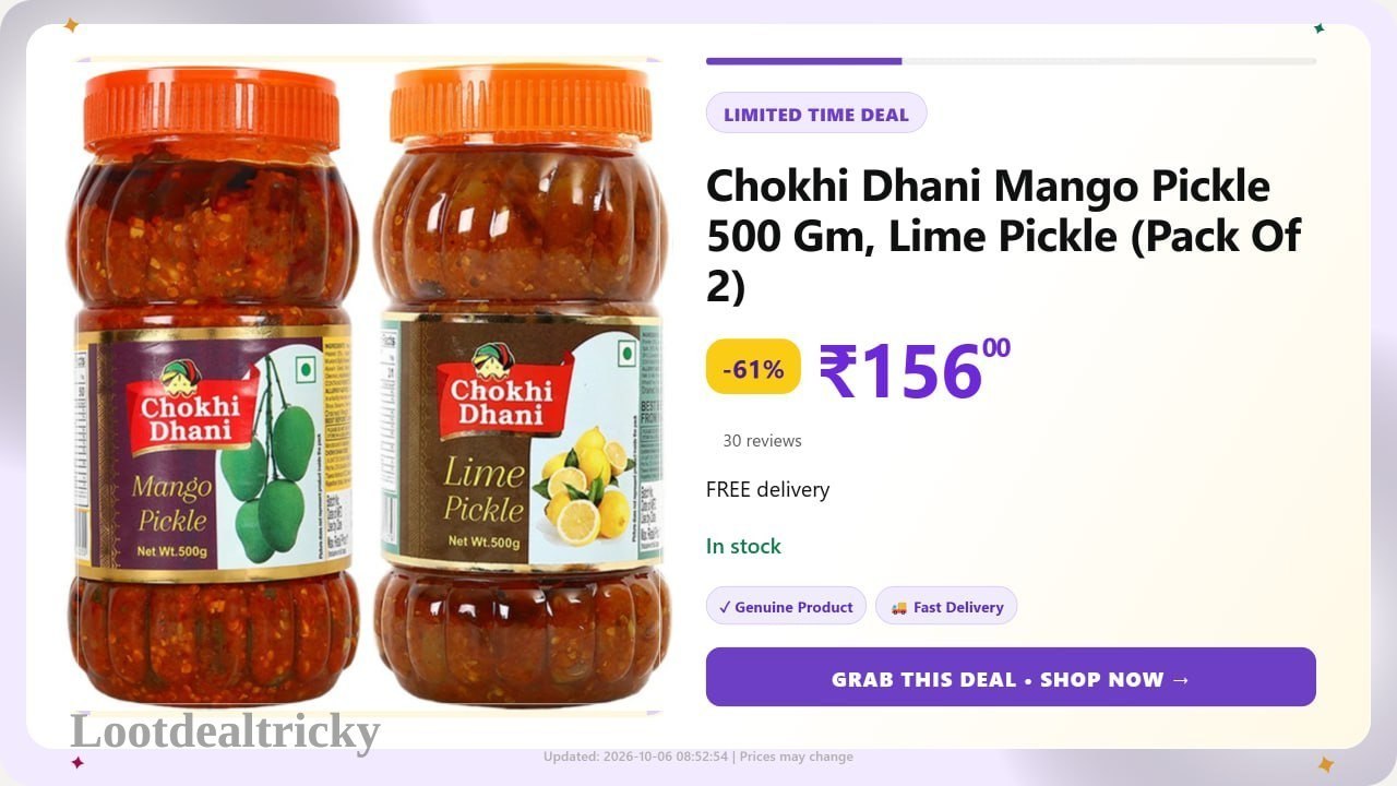 mango Pickle 500g – Just ₹156 | Loot Lo mango Pickle 500g – Just ₹156 | Loot Lo