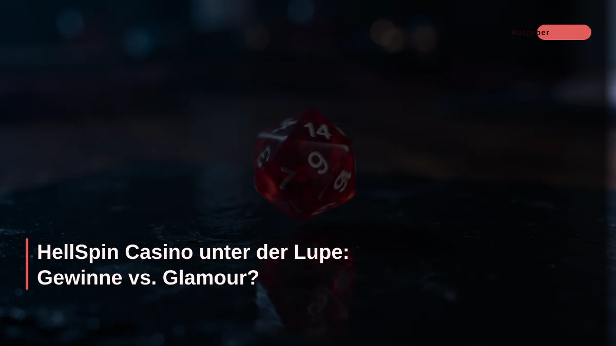HellSpin Casino unter der Lupe: Gewinne vs. Glamour?