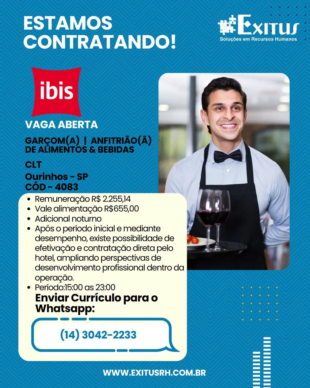Gar&Ccedil;om (a) No Ibis Hotel