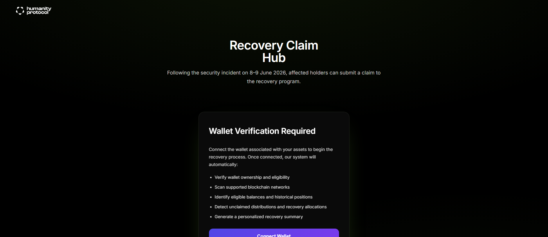 Stored capture of recovery-humanity.org