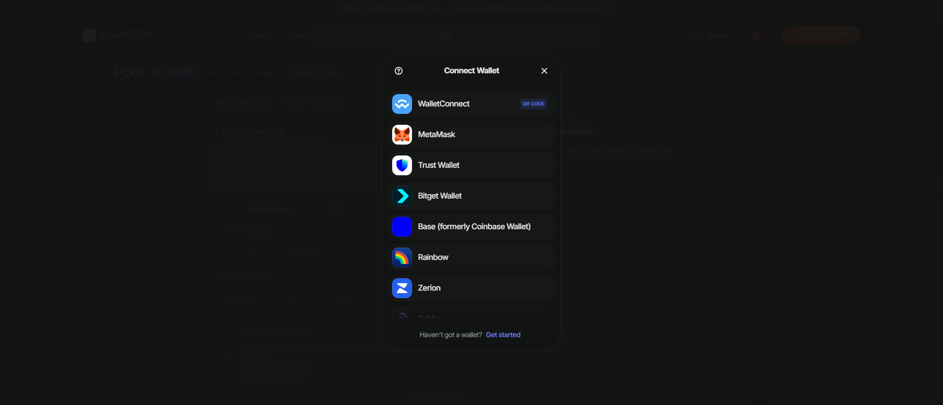 Stored capture of sparkdexapp.net