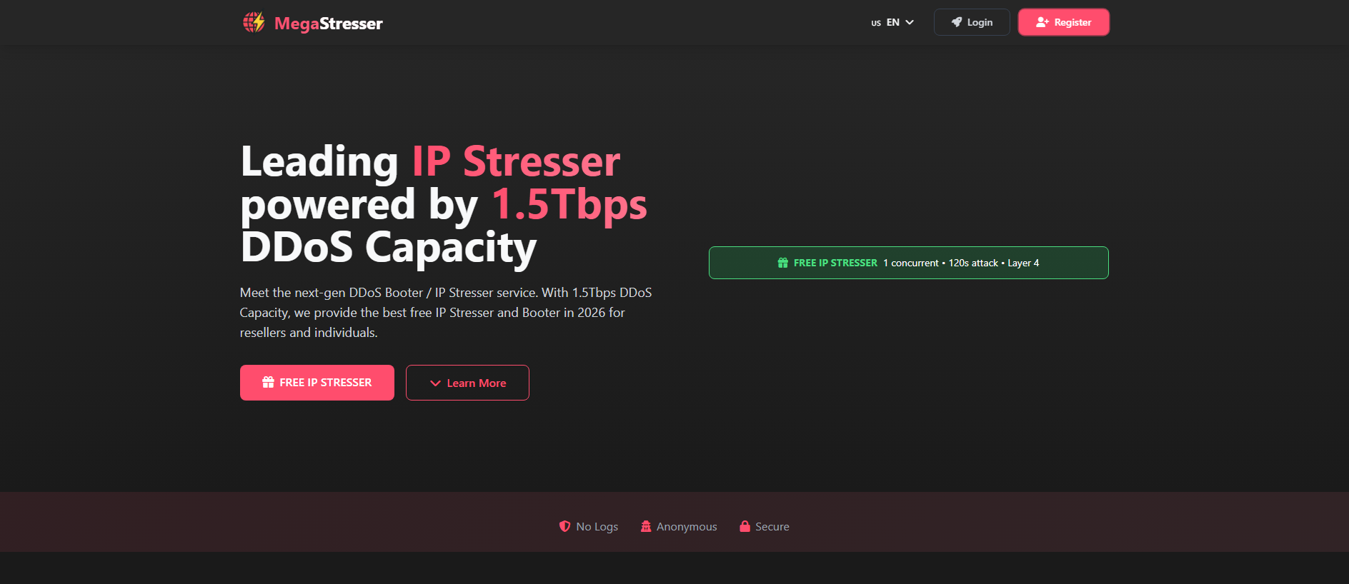 Stored capture of megastresser.com