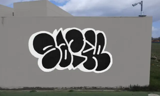 Graffiti artwork by Sark