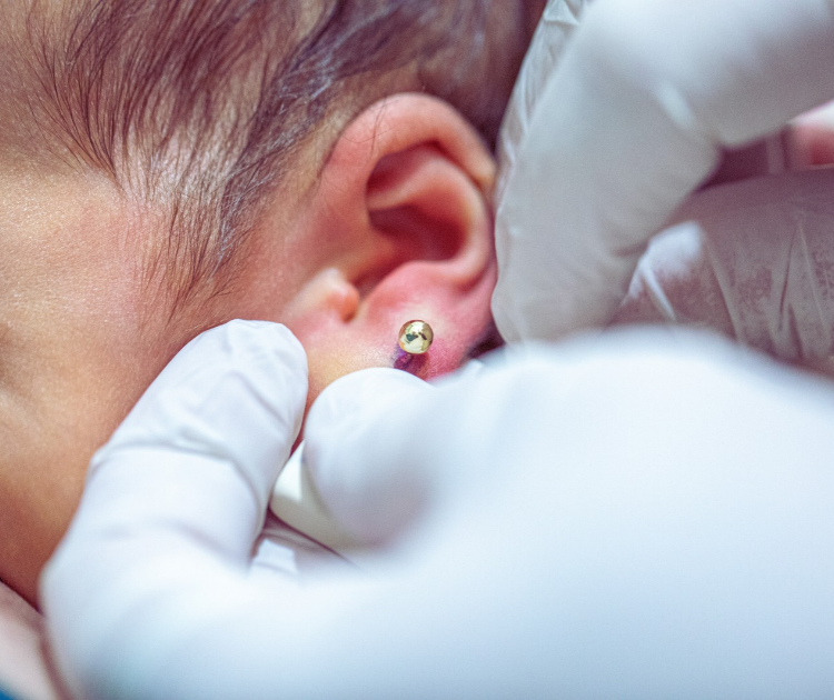 Gentle Newborn Piercing Services