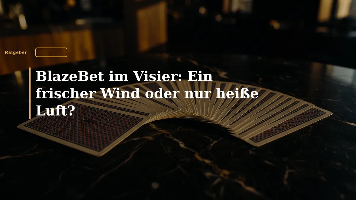 BlazeBet im Visier: Ein frischer Wind oder nur heiße Luft?