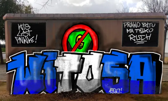 Graffiti artwork by vandald
