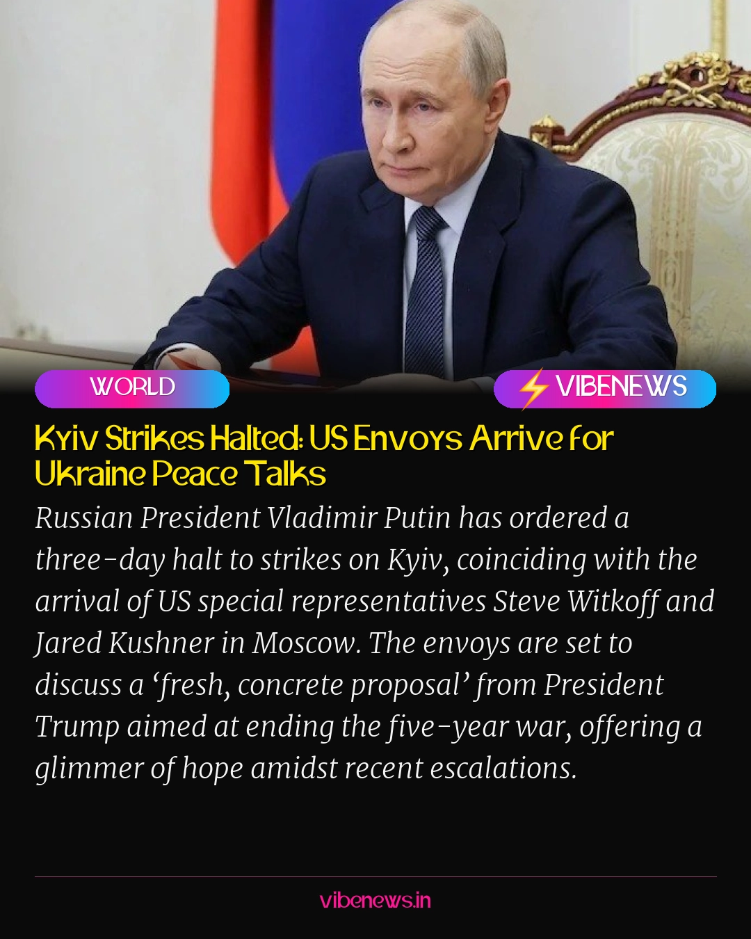 Kyiv Strikes Halted: US Envoys Arrive for Ukraine Peace Talks