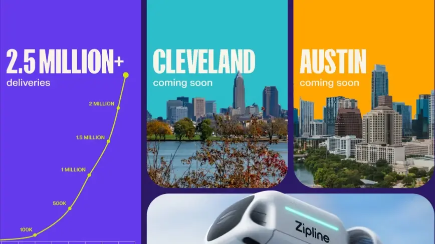 Zipline Launches Healthcare Drone Delivery