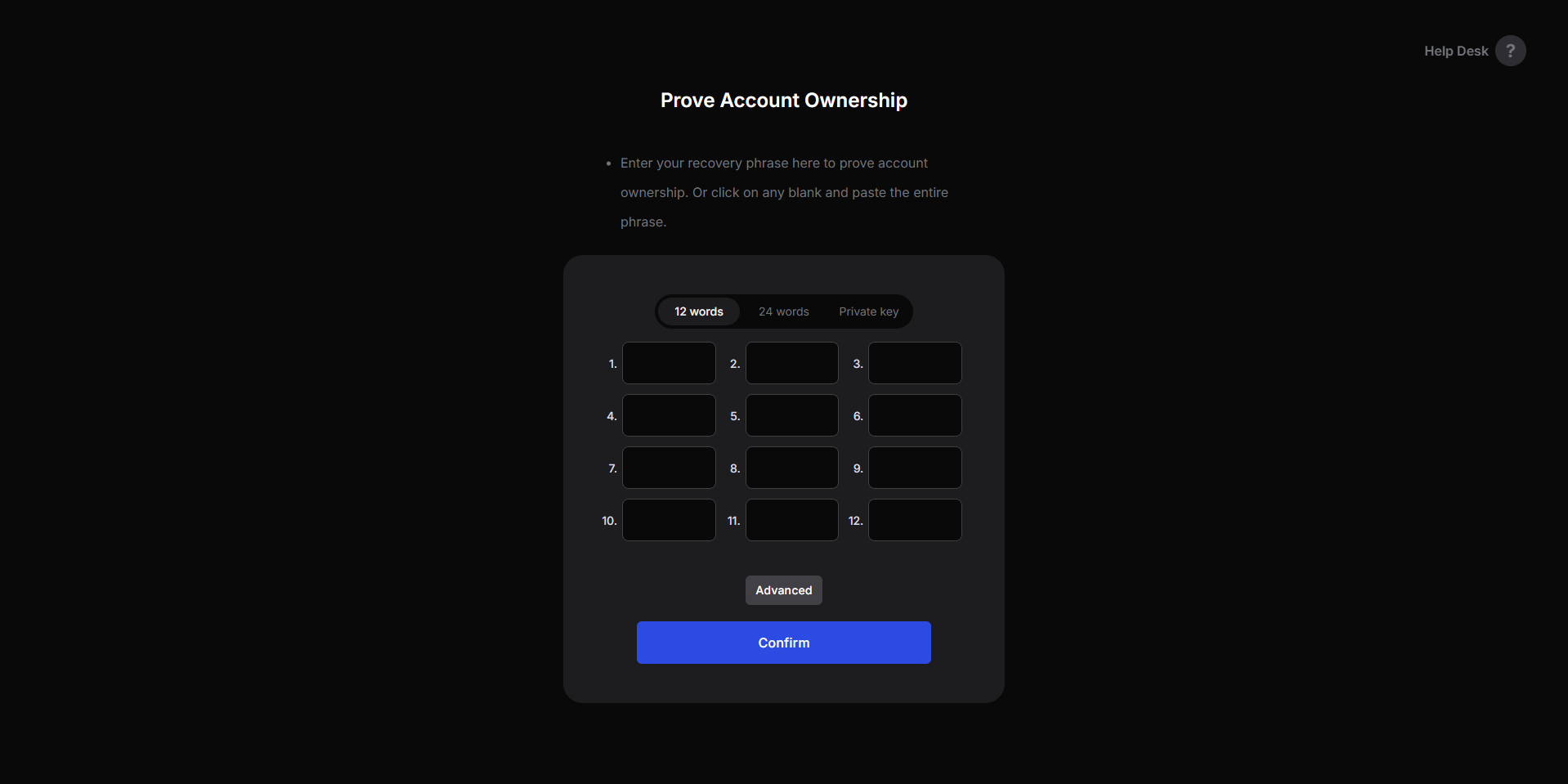 Screenshot of keplr.network