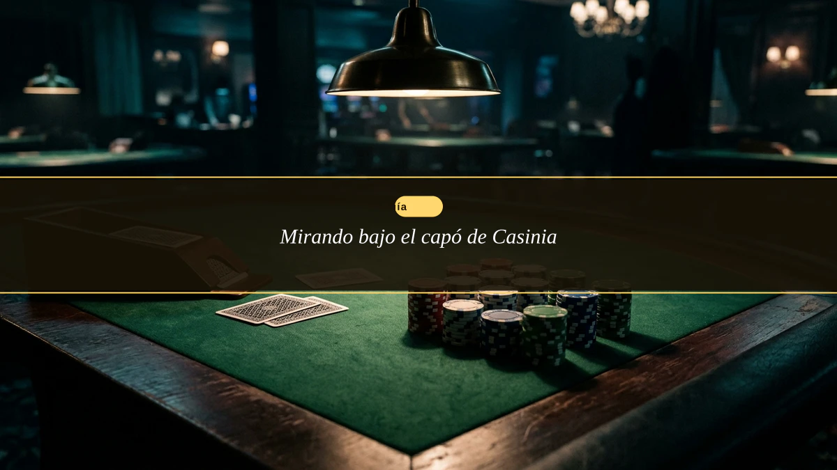 Mirando bajo el capó de Casinia
