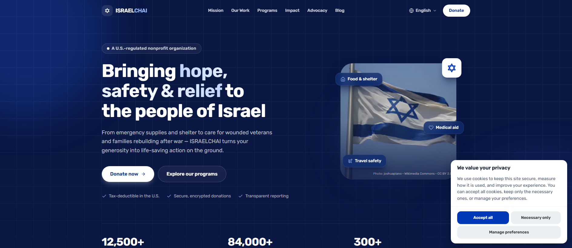 Stored capture of israelchai.org