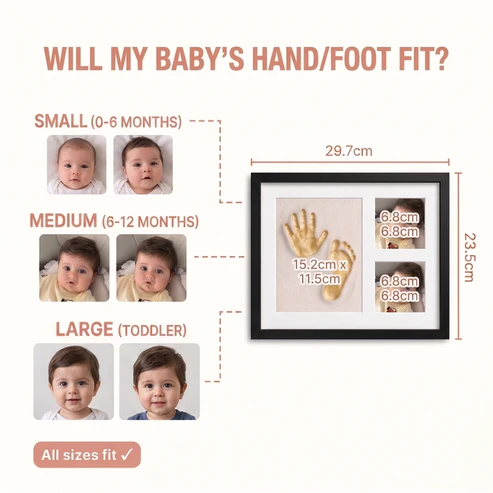 Sizing guide: fits all ages from newborn to toddler
