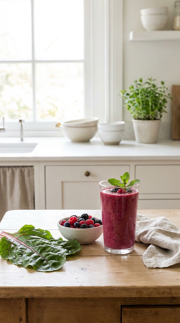 10. Mixed Berry Swiss Chard Surprise — Kid-Approved Flavor
