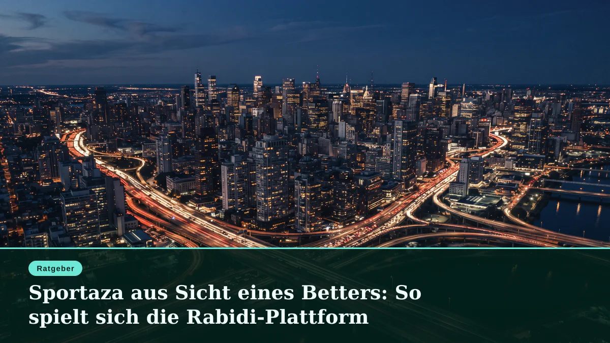 Sportaza aus Sicht eines Betters: So spielt sich die Rabidi-Plattform