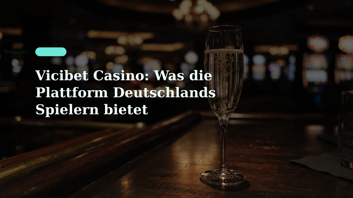 Vicibet Casino: Was die Plattform Deutschlands Spielern bietet