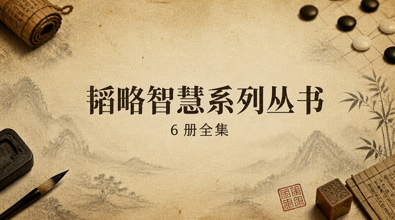 《韬略智慧系列丛书》6册全集，90年代绝版处世谋略老书