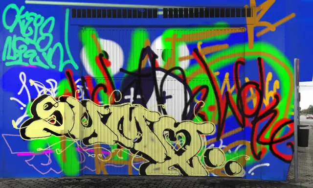 Graffiti artwork by Sumoe