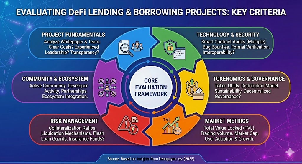 Evaluating DeFi Lending and Borrowing Projects