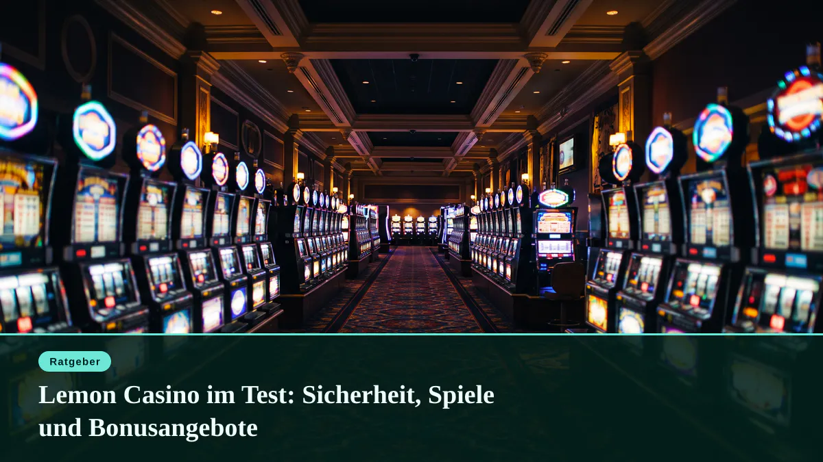 Lemon Casino im Test: Sicherheit, Spiele und Bonusangebote