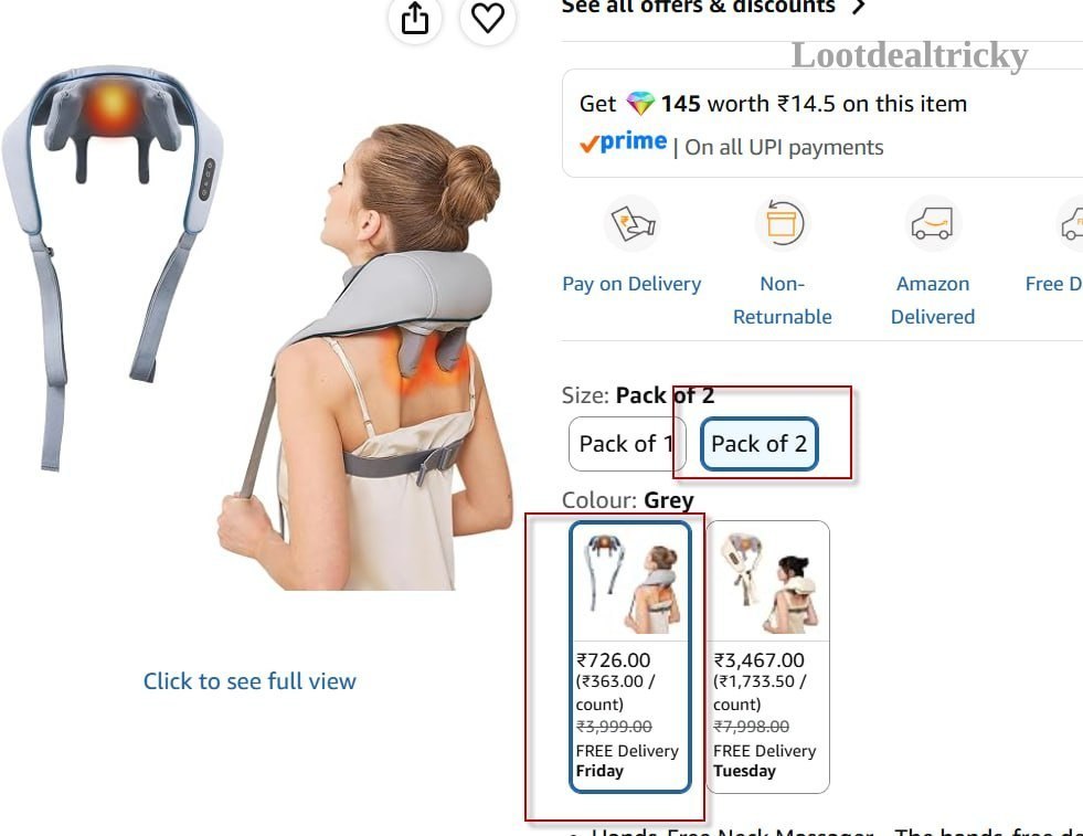 Robustt Neck Back – Just ₹726 | Loot Deal