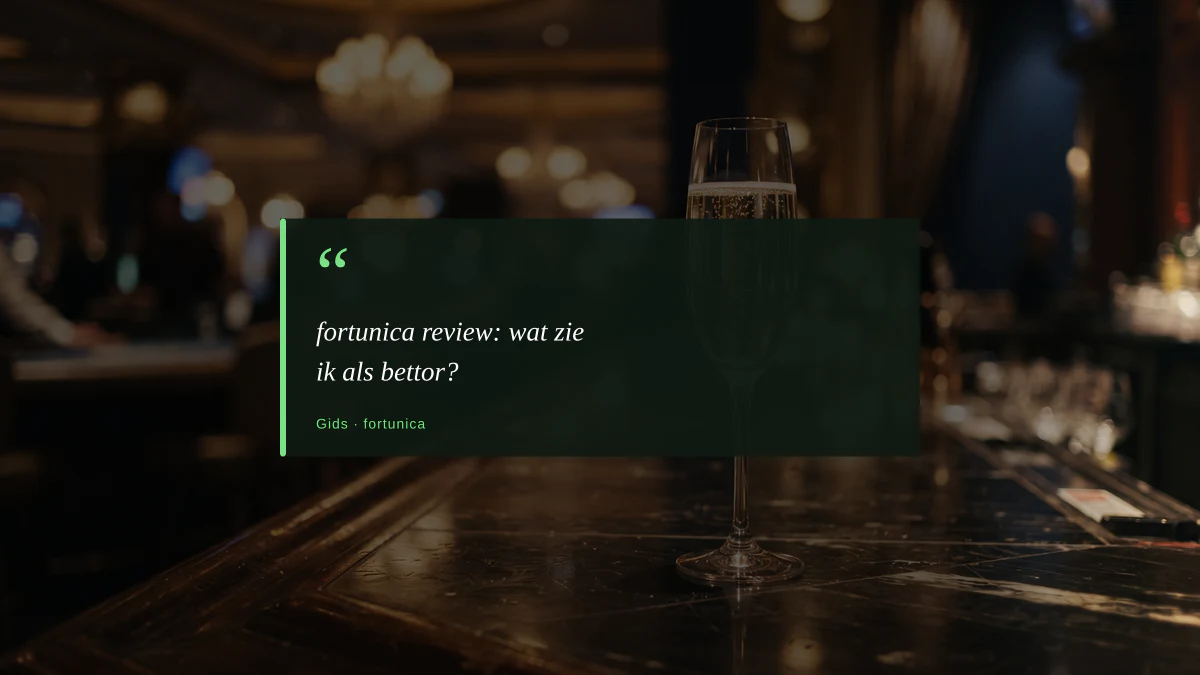 fortunica review: wat zie ik als bettor?