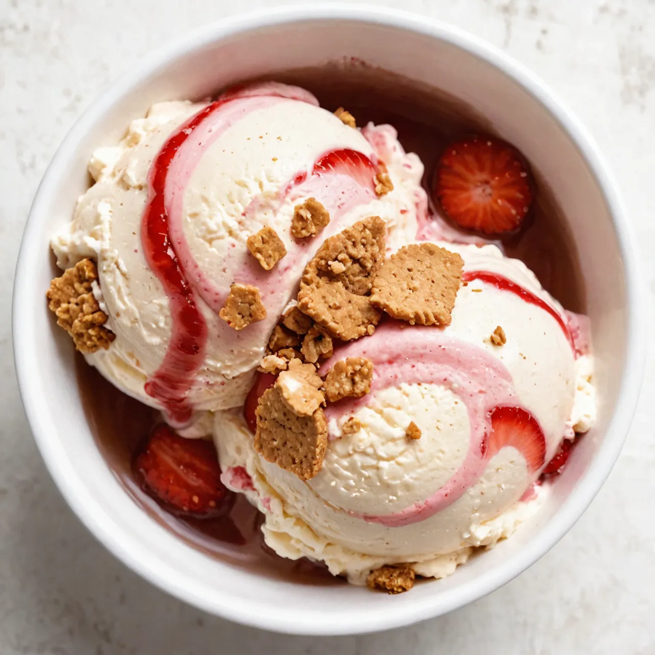 Ninja Creami Strawberry Cheesecake Protein Ice Cream
