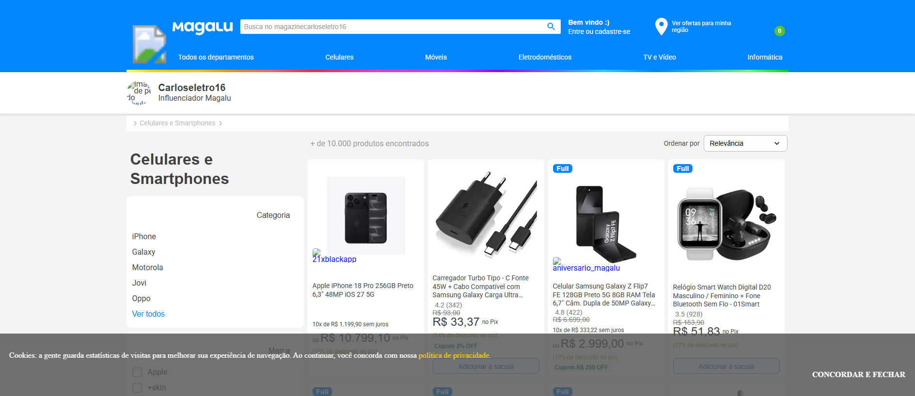 Stored capture of eletromix.net.br