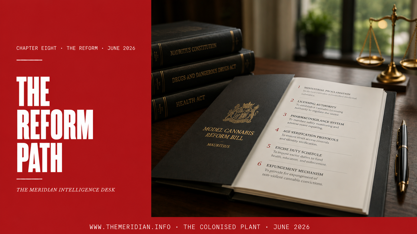 The Reform Path Meridian Model Bill Cannabis Regulation Mauritius Six Instruments