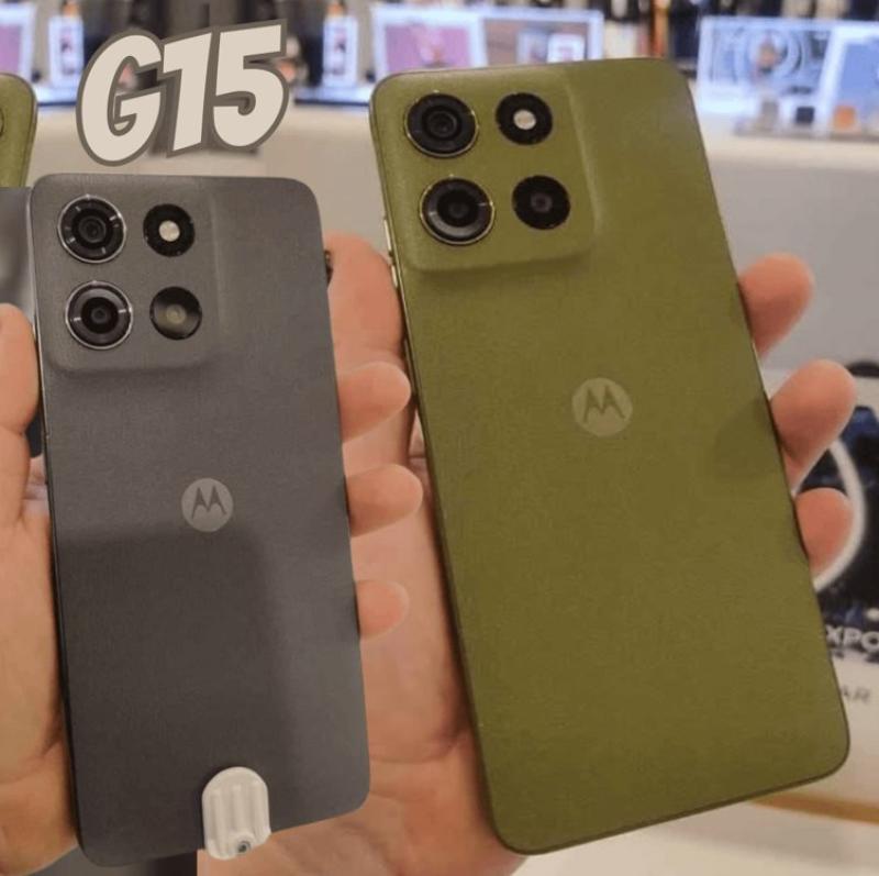 Smartphone Motorola Moto G15 256GB Verde 4G 4GB RAM 6,7" Câm. Dupla Selfie 8MP