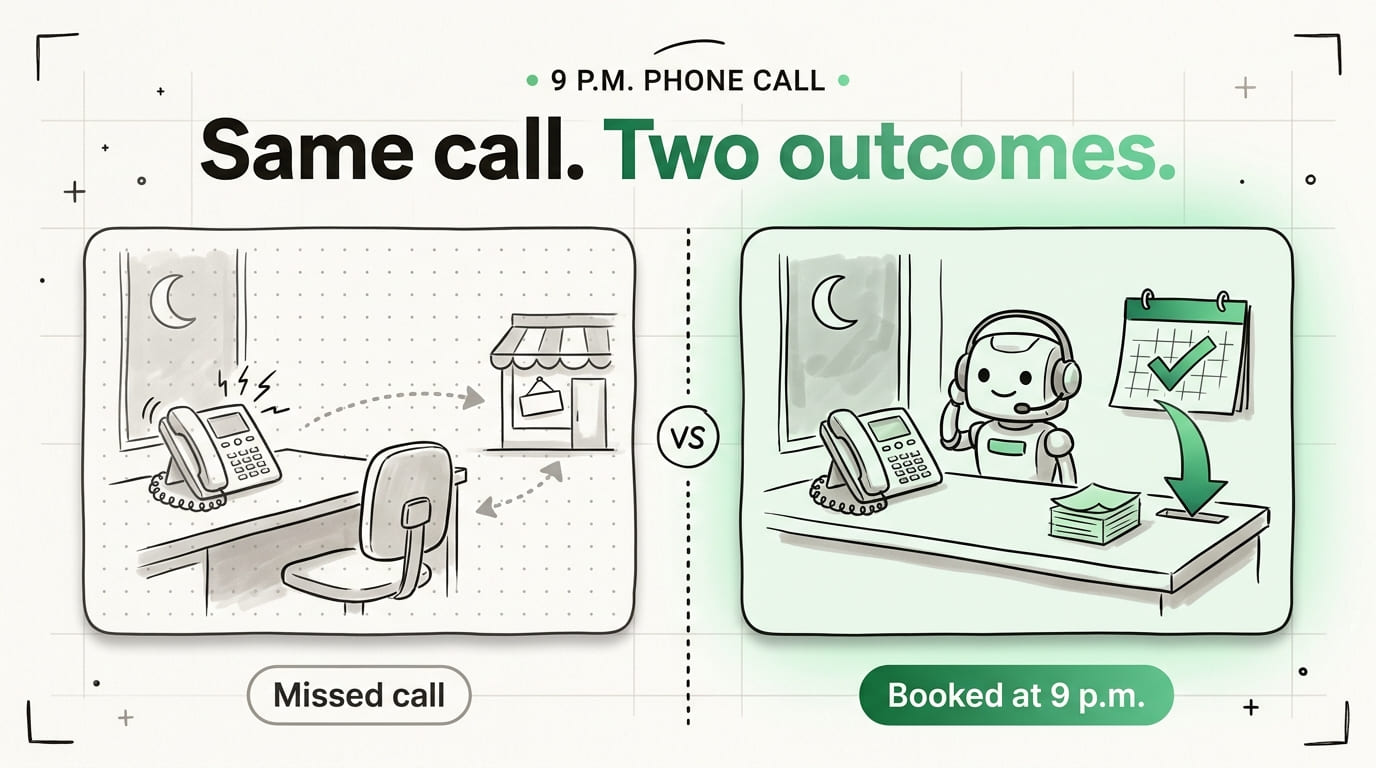 This guide explains what an AI receptionist does well