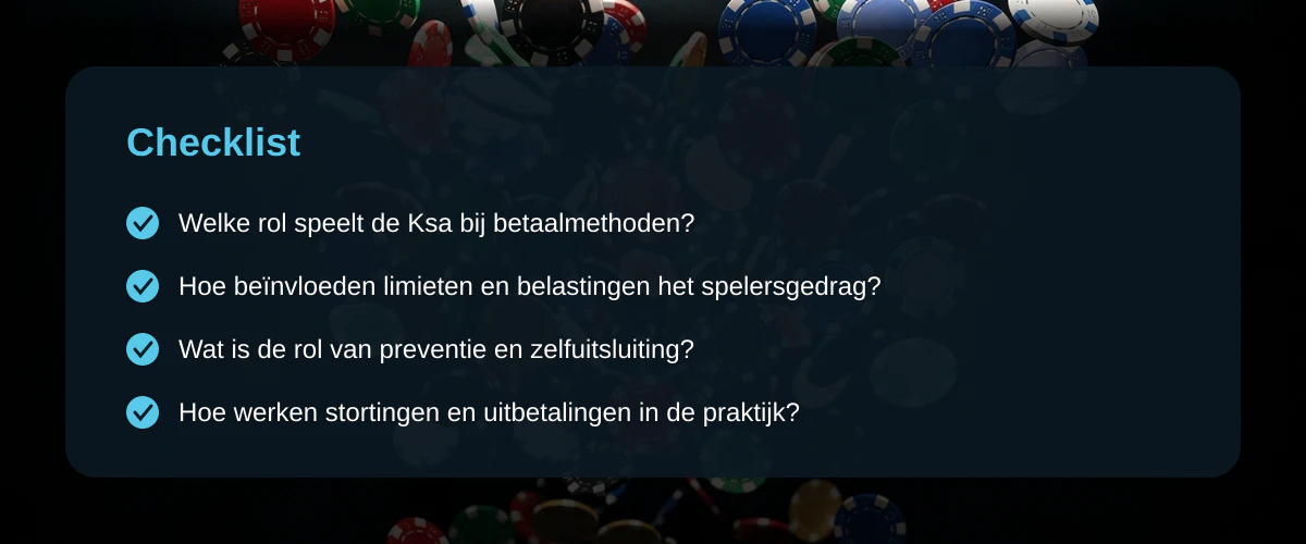 Betalen via de telefoonrekening bij online kansspelen in Nederland — Checklist